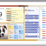 Apolosign Digital Calendar Review showing a smart family calendar display on the wall