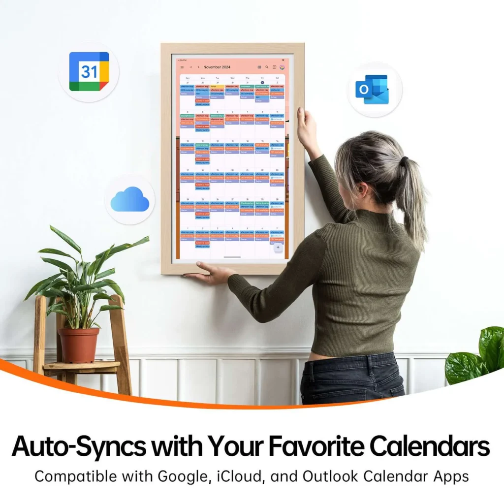 Family meal planning using a digital calendar at home