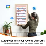 Family meal planning using a digital calendar at home