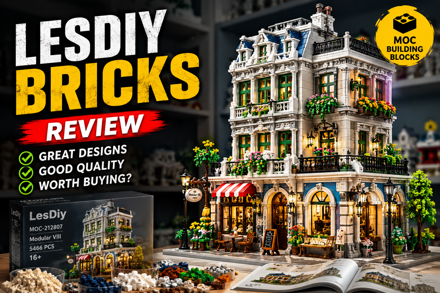 LesDiy Bricks Review: Are They Worth Buying for Adult MOC Builders?