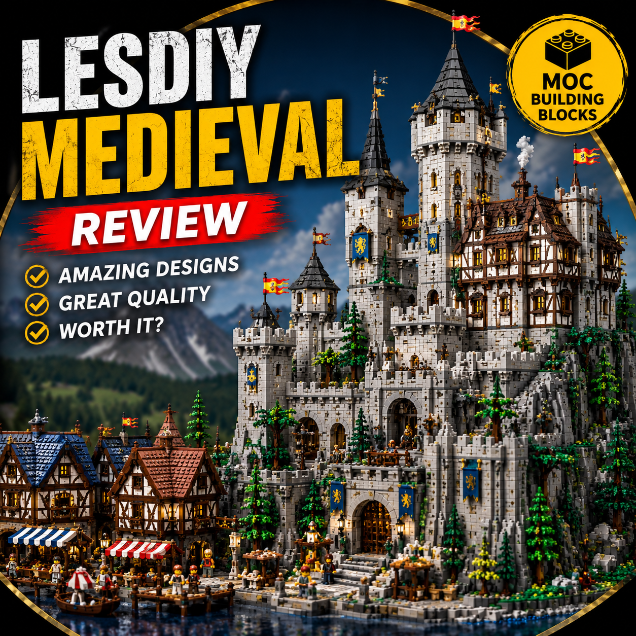 Lesdiy Medieval Review: Are These Building Sets Buying?