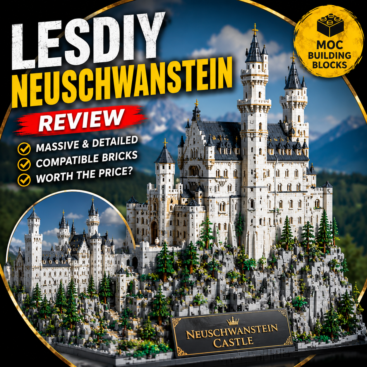 LesDiy Neuschwanstein Review: Is This Massive Castle Set Buying?