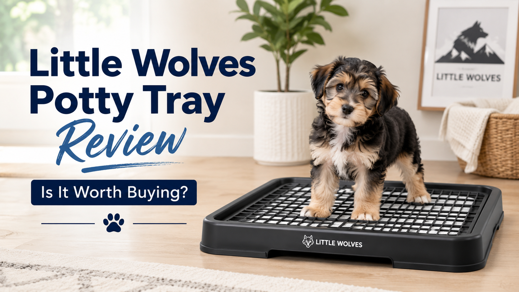 Little Wolves Potty Tray Review: Is This Premium Puppy Tray Worth $105?